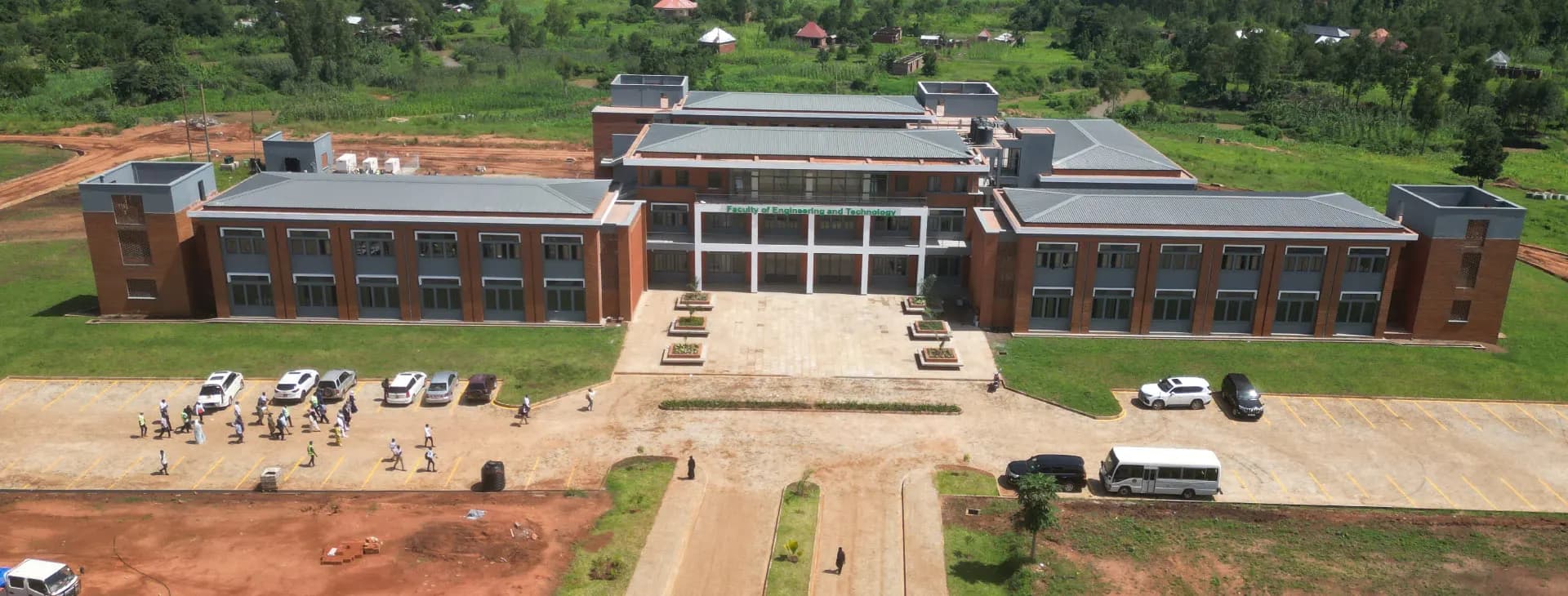 Aerial view of the Islamic University in Uganda campus