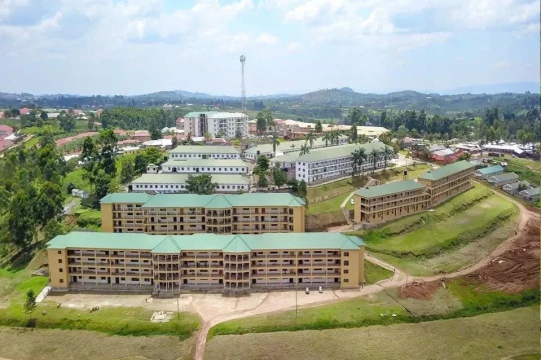 Aerial view of Kampala International University Western Campus