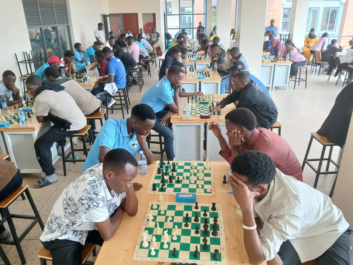 Mountains of the Moon University students playing chess