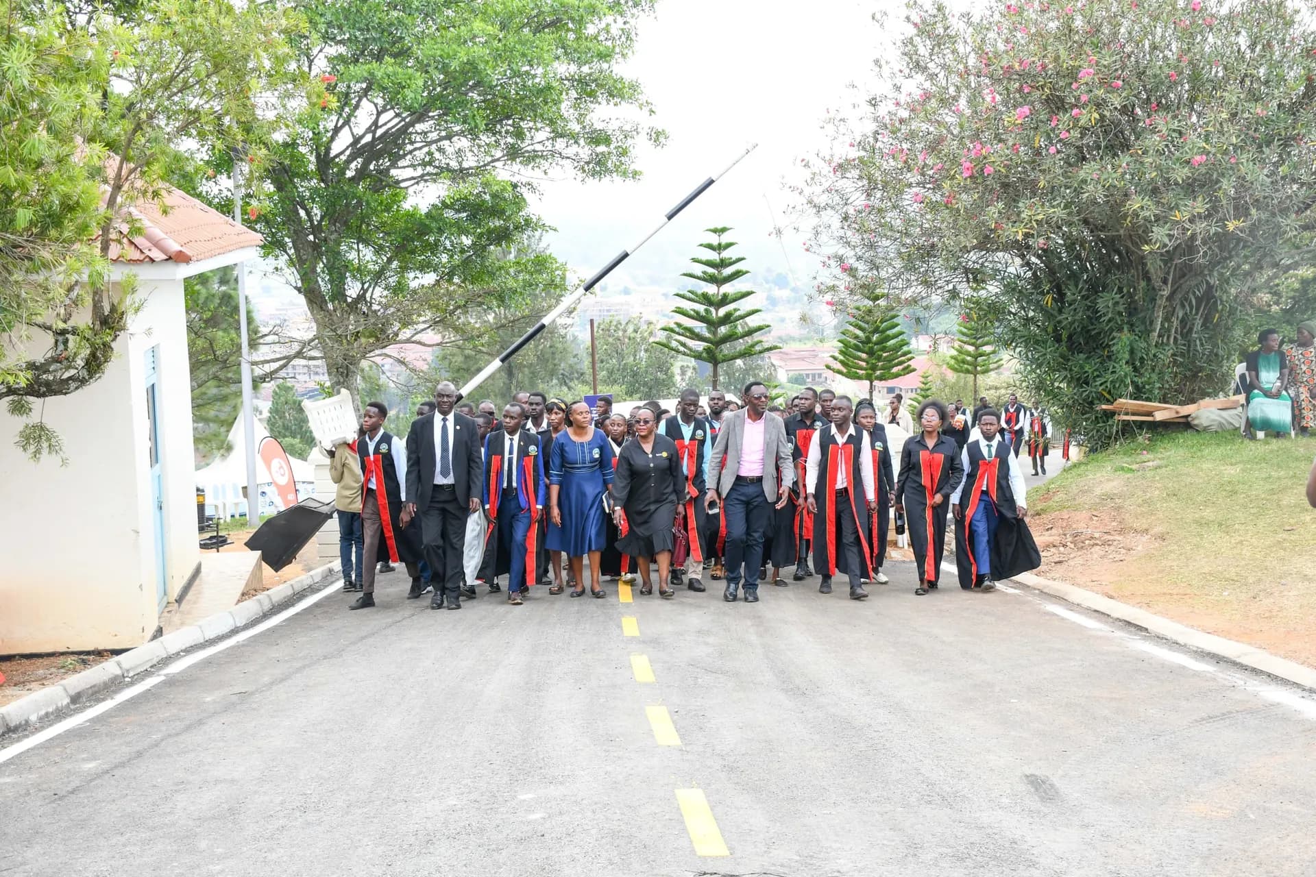 Academic procession at Mountains of the Moon University