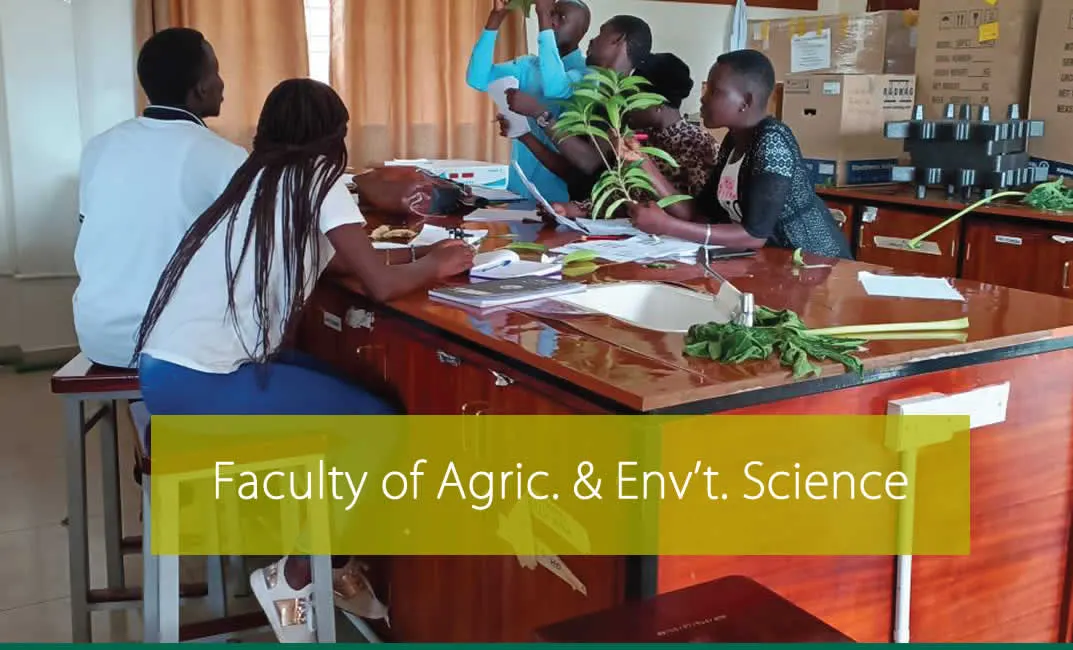 Muni University Faculty of Agriculture and Environmental Science
