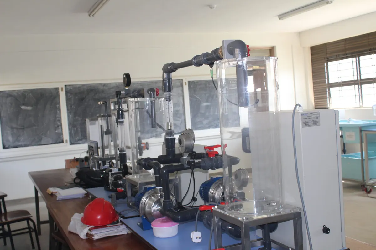 Laboratory equipment at UTC Bushenyi