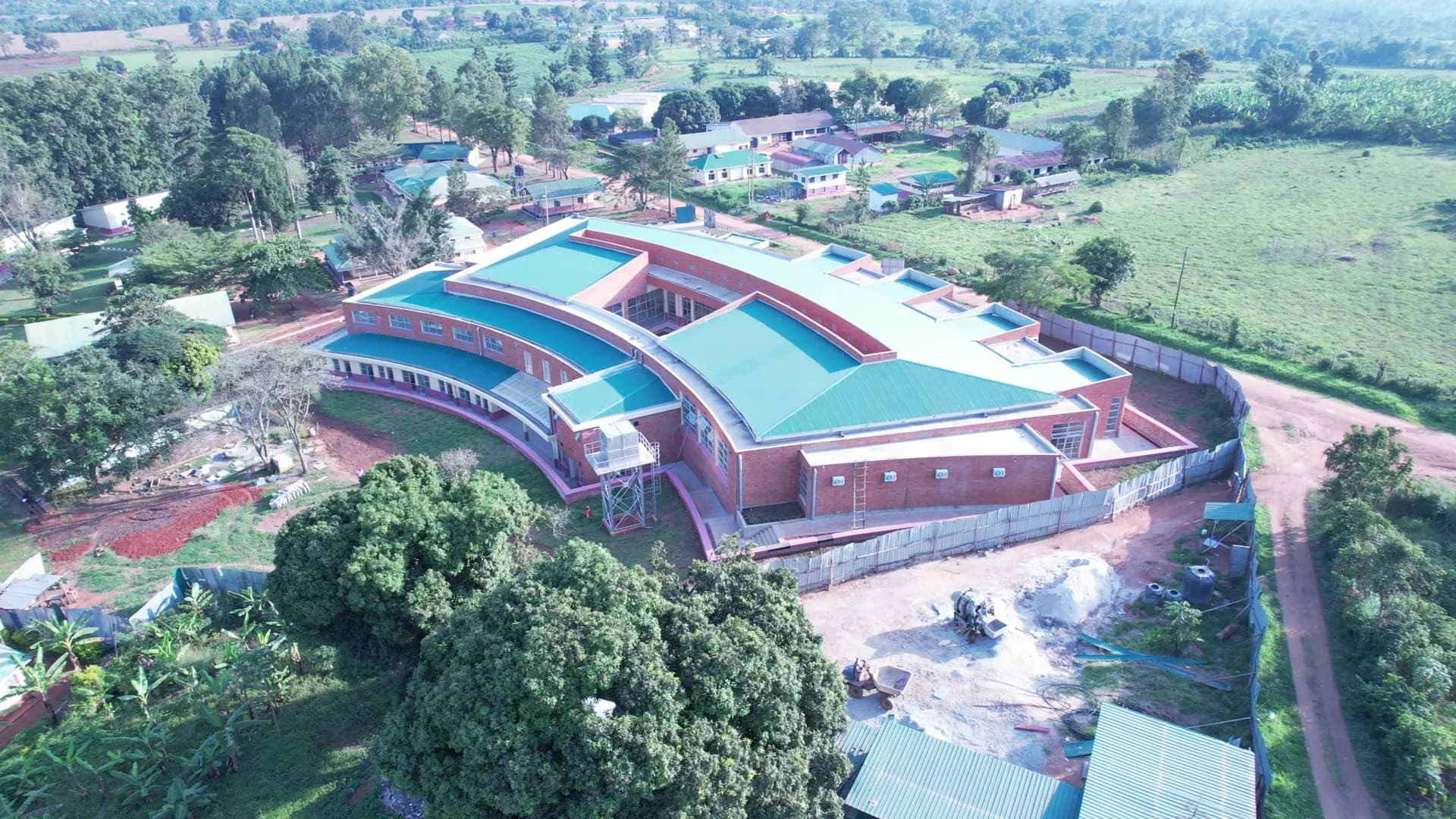 Aerial view of Uganda Technical College Kichwamba