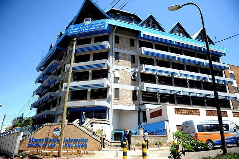 Mount Kenya University Parklands Law Campus building in Nairobi