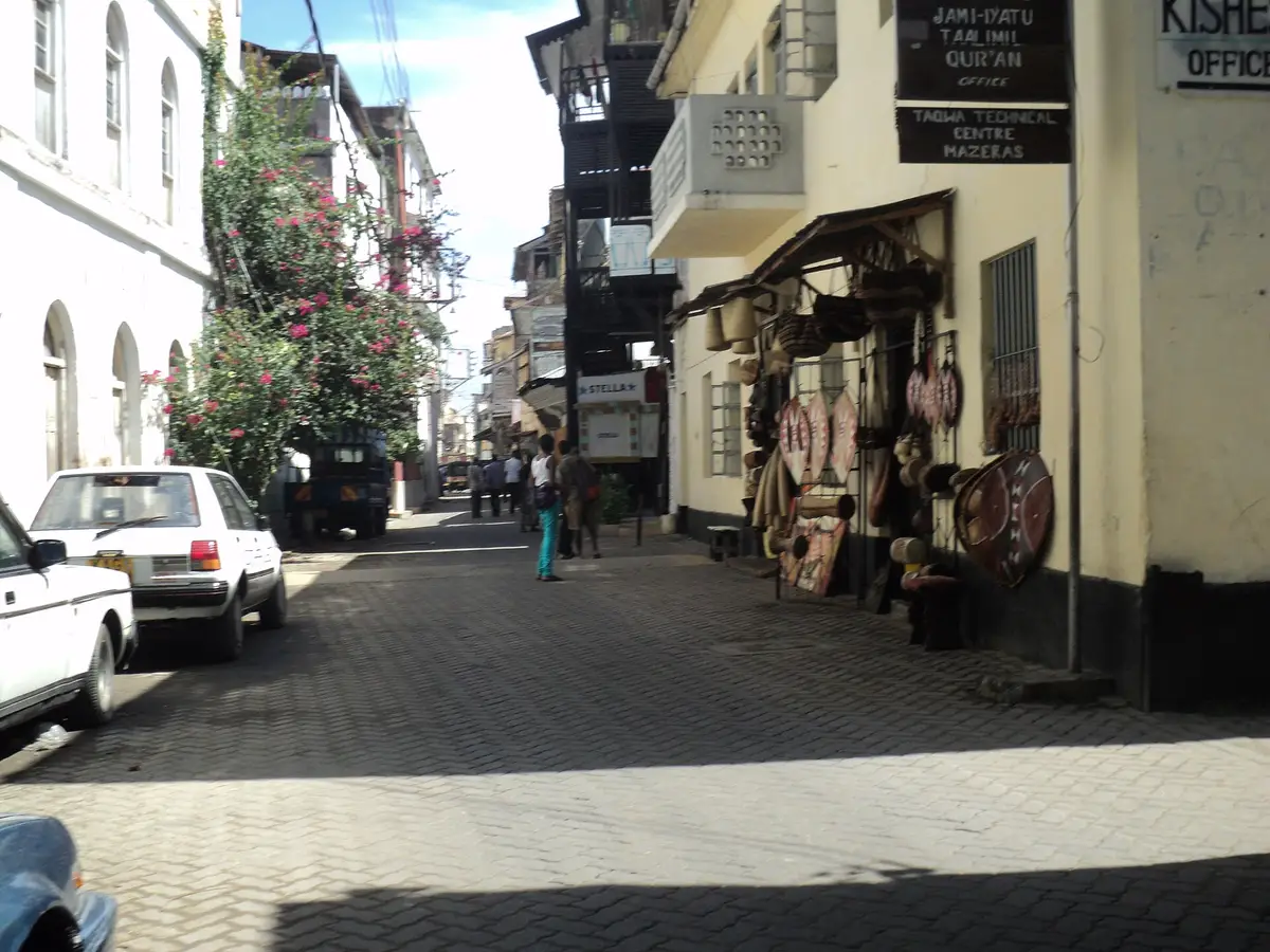 A street in Mombasa Old Town