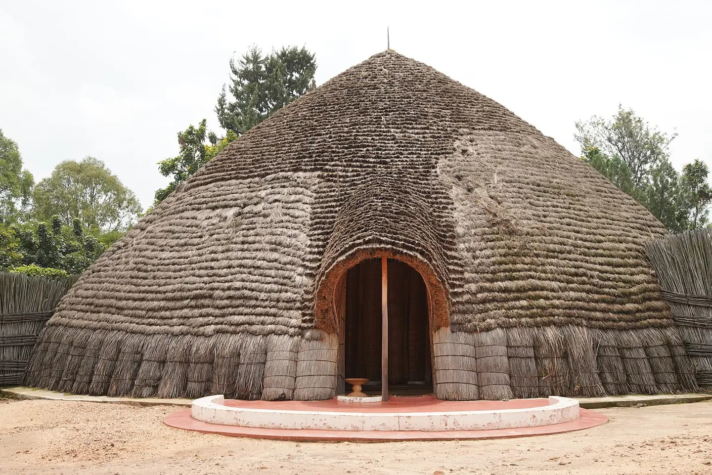 The thatched royal palace at the King's Palace Museum in Nyanza