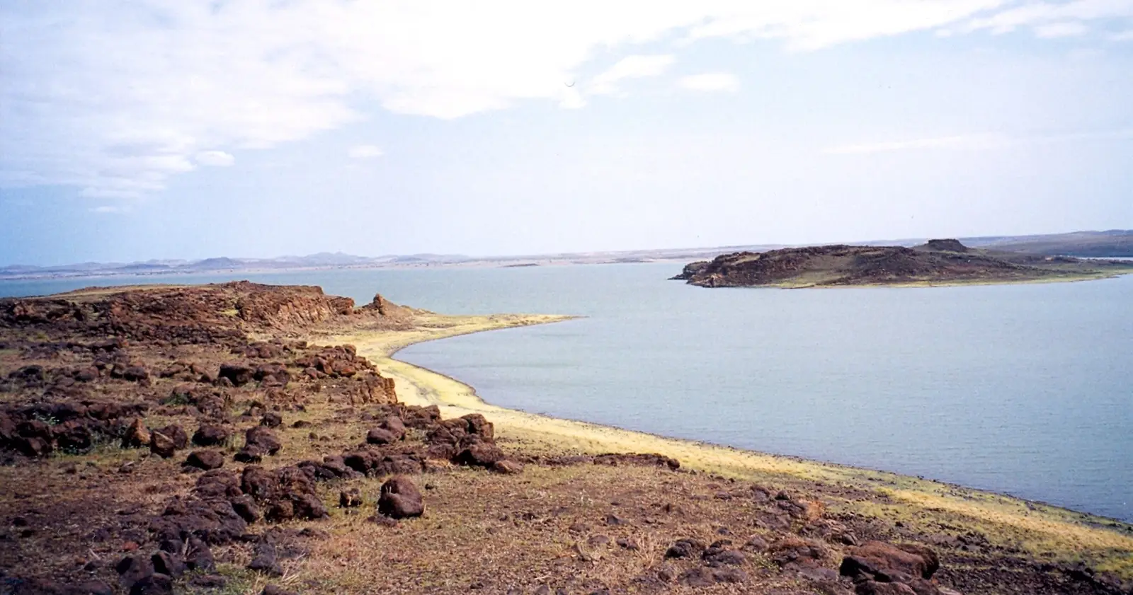 South Island rising from Lake Turkana