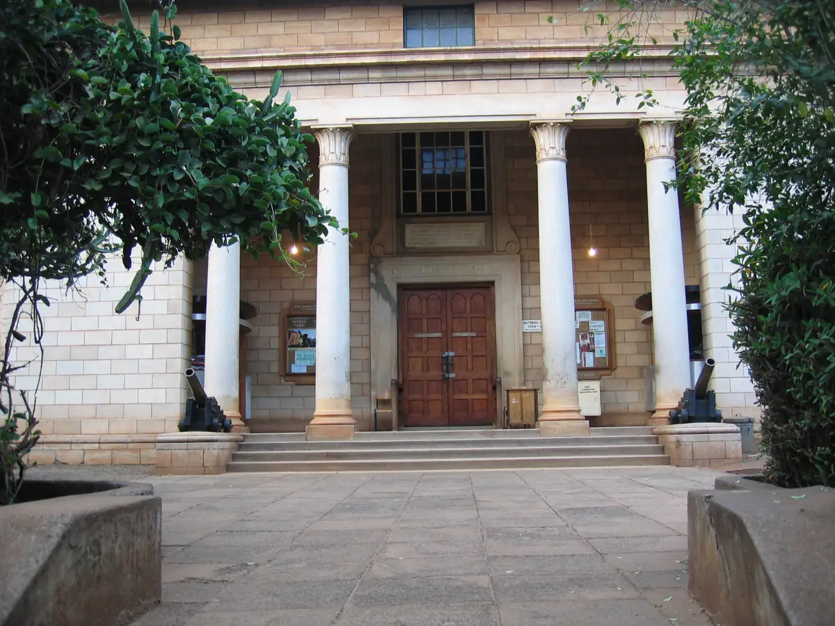 The entrance of the Nairobi National Museum