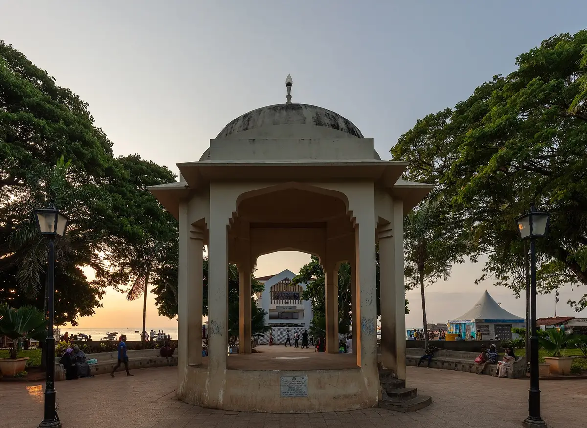 The pavilion in Forodhani Gardens on Stone Town's seafront