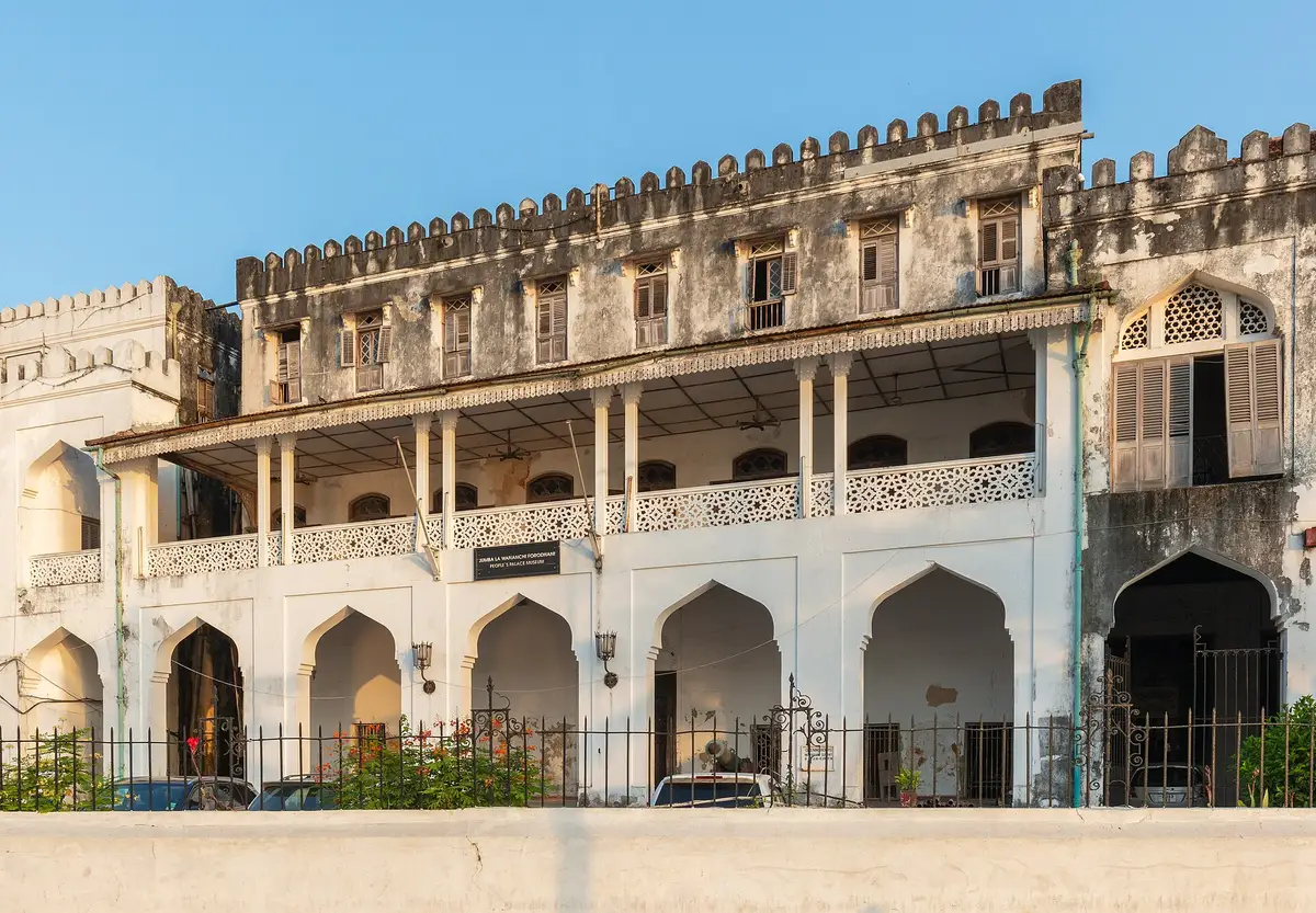 The Sultan's Palace, now the Palace Museum, in Stone Town