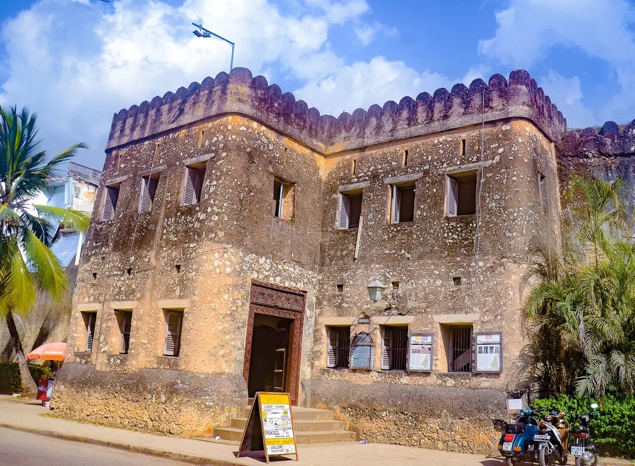 The entrance to the Old Fort in Stone Town