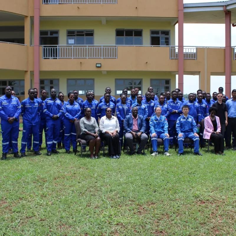 Uganda Petroleum Institute Kigumba students and staff
