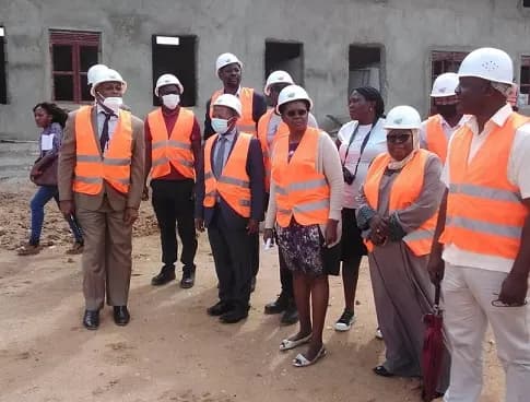 UTC Elgon staff in safety gear